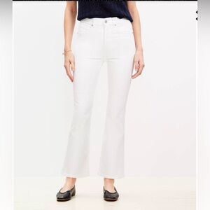 NWT LOFT High Rise Kick Crop Jeans
